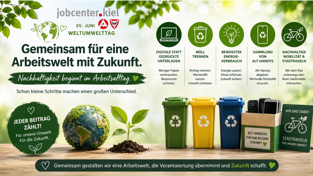 Featured image for “Weltumwelttag: Nachhaltigkeit beginnt auch im Arbeitsalltag”